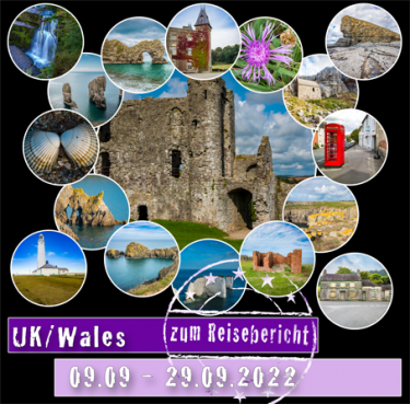 Reiseberichte UK/Wales 2022 im September 